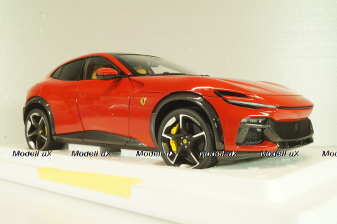 Ferrari Purosangue with panoramic roof, 2022, red, BBR18053B, BBR 1:18