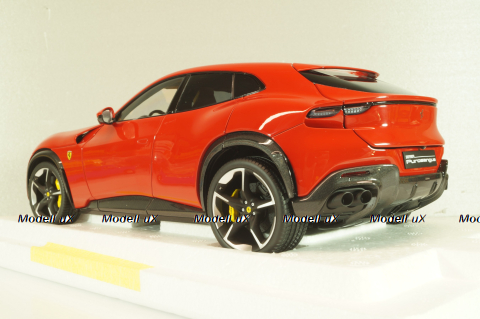 Ferrari Purosangue with panoramic roof, 2022, red, BBR18053B, BBR 1:18