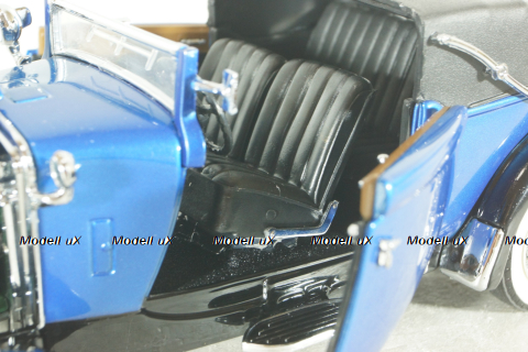 Duesenberg J Victoria 1933, blue/black, Franklin Mint 1:24