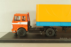 Маз-5432 тягач с п/прицеп Маз-93971 1983, красный/синий,  47050, Premium Classixxs 1:43