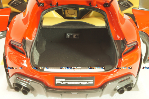 Ferrari Purosangue with panoramic roof, 2022, red, BBR18053B, BBR 1:18