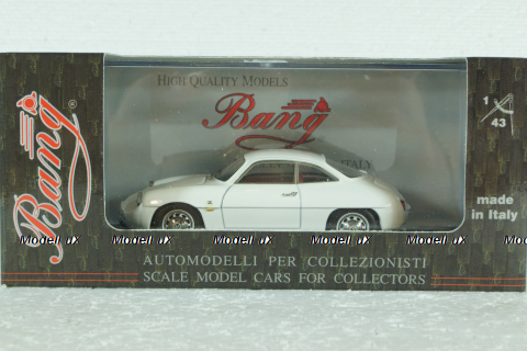 Alfa Romeo Giulietta SZ Street 1960 white, BG7161, Bang 1:43