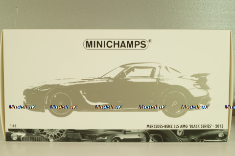 Mercedes-Benz SLS AMG Black series 2013, blue metallic, 110033026, Minichamps 1:18