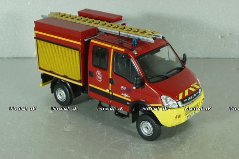 Iveco Daily 55S17 W VPIHR GIMAEX, véhicule de première intervention hors route (Saône-et-Loire), Sapeurs-Pompiers №36, Altaya 1:43