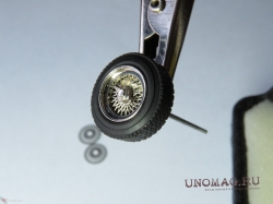 Фототравление Имитация спицованных колес №1 (никелирование), EM-178, 1:43