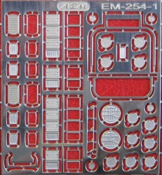 Фототравление Набор ЛАЗ-695Н (Modimio), EM-254, 1:43