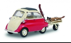 BMW Isetta Anhänger+Ski, 450268200, Schuco 1:43