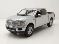 Ford F-150 Limited Crew Cab silver, MotorMax 1:24