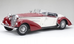 Horch 855 Roadster 1939 dark red/cream, SUN2406, SunStar 1:18