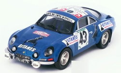 Alpine Renault A110, No.43, Gitanes, Rallye Bandama, S.Mehta/M.Doughty 1974, Trofeu 1:43