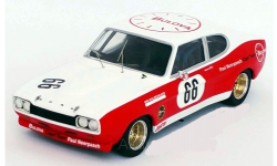 Ford Capri MK I RS 2600 No.66 Bulova Capri team Paul Neerpasch, Bulova DRM, 500km Nurburgring, B.Waldegaard, 1972, Trofeu 1:43