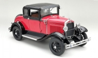 Ford Model A Coupe 1931 red/black, SUN6137, SunStar 1:18
