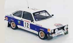 Ford Escort MK II RS 1800, No.12, Ford Motor Sport, Rallye WM, tour de Course, R.Brookes/M.Holmes 1977, Trofeu 1:43