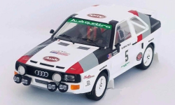 Audi sport quattro, No.5, Rallye WM, Olympus Rallye, J.Buffum/N.Wilson 1986, Trofeu 1:43