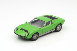 Lamborghini Miura P400SV 1966, green, Суперкары, лучшие Автомобили Мира #26, Deagostini 1:43