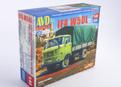 IFA W50L бортовой с тентом, 1565AVD, AVD Models 1:43