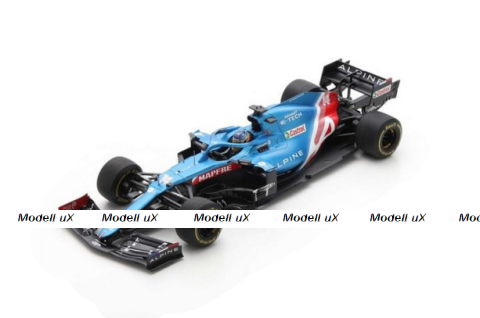 Alpine A521 No.14 Alpine F1 Team Bahrain GP 2021 Fernando Alonso, 18S580, Spark 1:18
