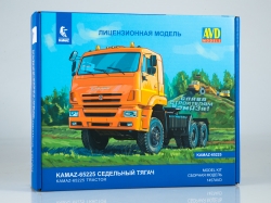 Сборная модель КАМАЗ-65225 (рестайлинг) седельный тягач, 1457AVD, AVD Models 1:43