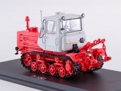 Трактор Т-150 гусеничный красный/белый, SSM8010