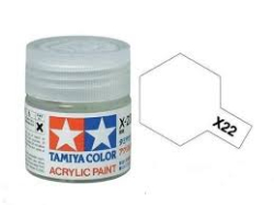 Лак модельний акриловий глянцевий Clear Gloss ( прозрачный), X-22, 81522 Tamiya