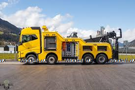 Volvo FH750, эвакуатор, желтый, SAL002, Salah43 1:43