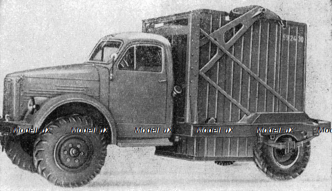 Газ-63 КВ5-63 Автомобиль-контейнеровоз, TruckTyr 1:43