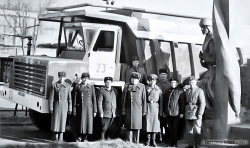 Белаз-540А Пожарная автоцистерна Днепропетровск, УССР, 1980г., TruckTyr 1:43