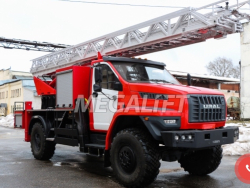 АЛ-31 (Урал-Next 43206 4х4), пожарная автолестница, TruckTyr 1:43