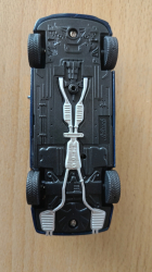 BMW 528i sedan (E39) 1995 blue, Schuco 1:43