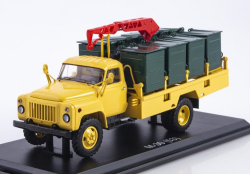 Газ-53 М-30 Контейнерный мусоровоз, SSM1493, SSM 1:43