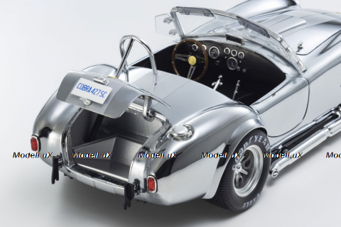 Shelby Cobra 427S/C - Chrome,  KYO8047CP, Kyosho 1:18