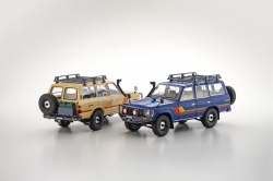 Toyota Land Cruiser 60 - Beige W/Roof Rack,  KYO8956XE, Kyosho 1:18