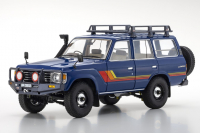 Toyota Land Cruiser 60 - Blue W/Roof Rack,  KYO8956XL, Kyosho 1:18