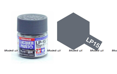 Краска нитро матовая IJN gray Yokosuka Arsenal (серый матовый), Tamiya LP-15