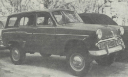 Москвич-411 полноприводный 1959г, TruckTyr 1:43
