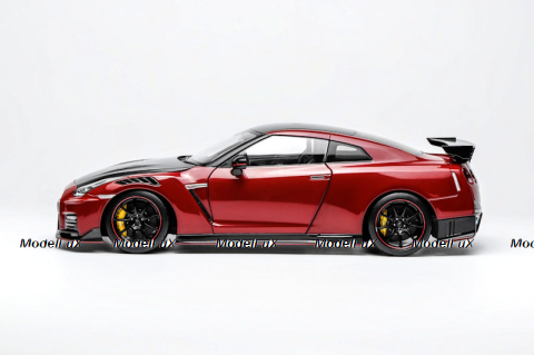 Nissan GT-R (R35) Nismo Coupe 2022, red, M83527, MotorHelix 1:18