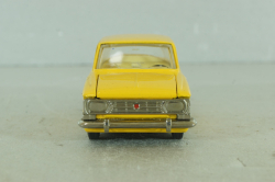 Москвич-412 А2, желтый, 2 зажима,Тантал/Радон 1:43