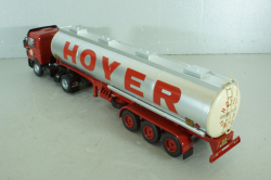 Mercedes-Benz SK 1844 with trailer Hoyer 1994, red/silver, TTR001, IXO 1:43