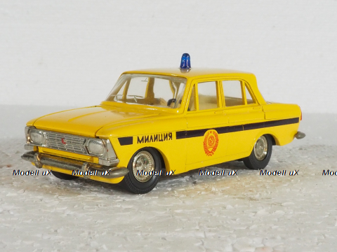 Москвич-412, А8, милиция ГАИ, Тантал/Радон 1:43