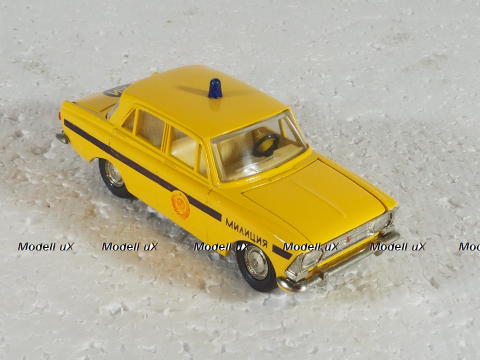 Москвич-412, А8, милиция ГАИ, Тантал/Радон 1:43