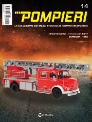 MERCEDES BENZ L 1519 DLK30 METZ Germania - 1966, Pompieri Italy collection #14 1:43