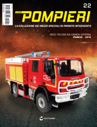 IVECO 150 E28 WS CAMION CISTERNA - Francia 2016, Pompieri Italy collection #22 1:43