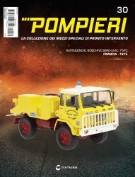 IVECO UNIC 75PC ANTINCENDIO BOSCHIVO BIRO- Francia 1975, Pompieri Italy collection #30 1:43