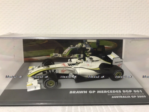 Mercedes Brawn BGP 001 #23 Rubens Barrichello Australia GP Formula 1 2009, Altaya 1:43