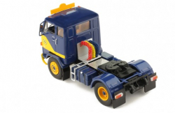Volvo F88 Tractor Truck 2-ASSI 1971 yellow blue, TR034, IXO 1:43