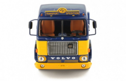 Volvo F88 Tractor Truck 2-ASSI 1971 yellow blue, TR034, IXO 1:43