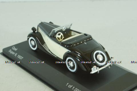 Opel Super 6 1937, black/beige, WB104, WhiteBox 1:43