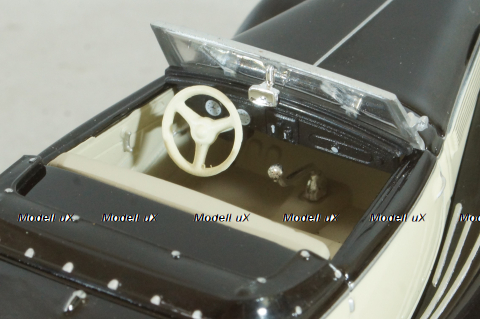 Opel Super 6 1937, black/beige, WB104, WhiteBox 1:43