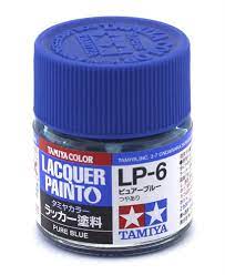 Нитро краска Pure Blue, Tamiya LP-6