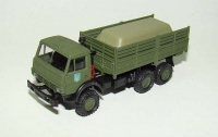 КамАЗ зеленый высокий борт грузовой трезуб, КУМ 033 1:87